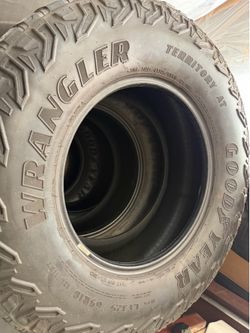 Tires Set of 4 325/65/18 Goodyear Wranglers