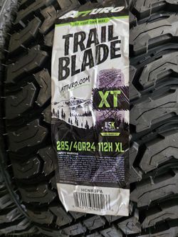 Brand New Tires (1) Atturo Trail Blade X/T (285/40R24XL) (Single) ($175)