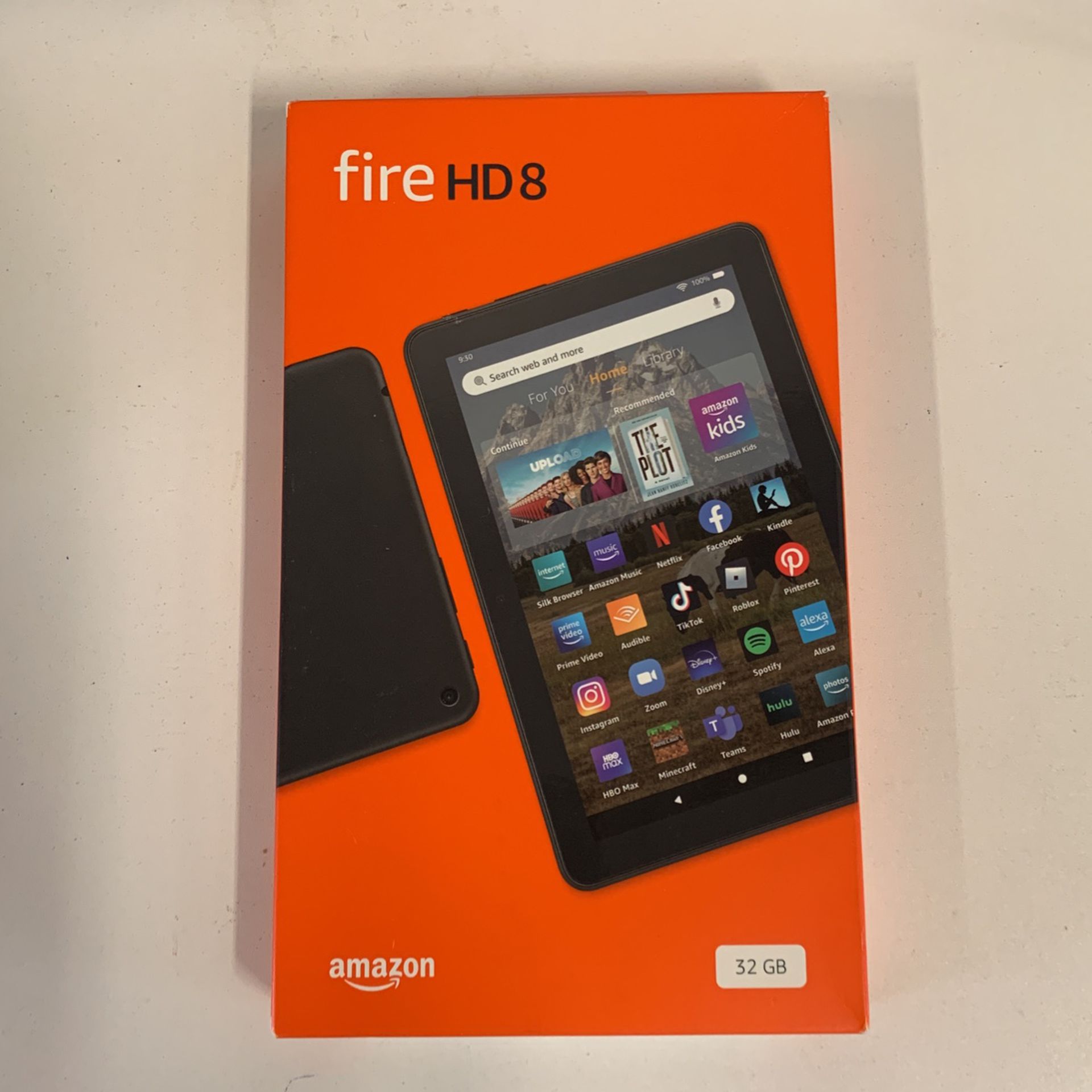 Amazon Fire HD 8 10th Generation 8.0" 32GB Black Tablet
