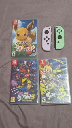 Nintendo switch games and Joycons
