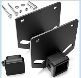 RV Bumper 2 inch Trailer Hitch Receiver Fits 4" x 4" Square Rear Bumper Beams, 3500 LBS Capacity Tow Towing Hitch Adapter Openning for Bike Racks Ball
