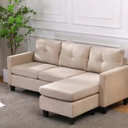 Lazy Sofa with Ottoman and Cushion