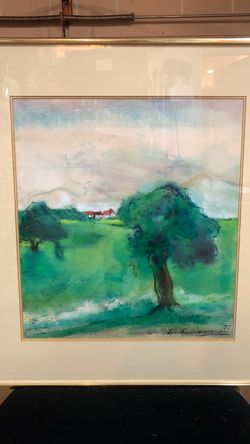 E. Kalnavarna Original Watercolor