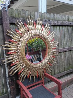 4x4 resin mirror 🪞 very nice 👍late 70 s