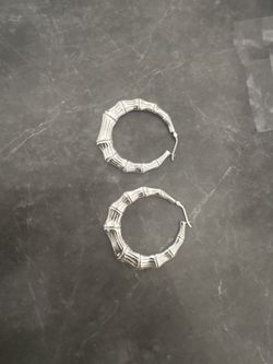 Sterling Silver Hoops