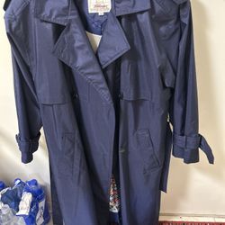 Blue Trench Coat