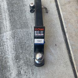 Tow Hitch / 6in Drop And 2 Inch Ball / Lock Inc.