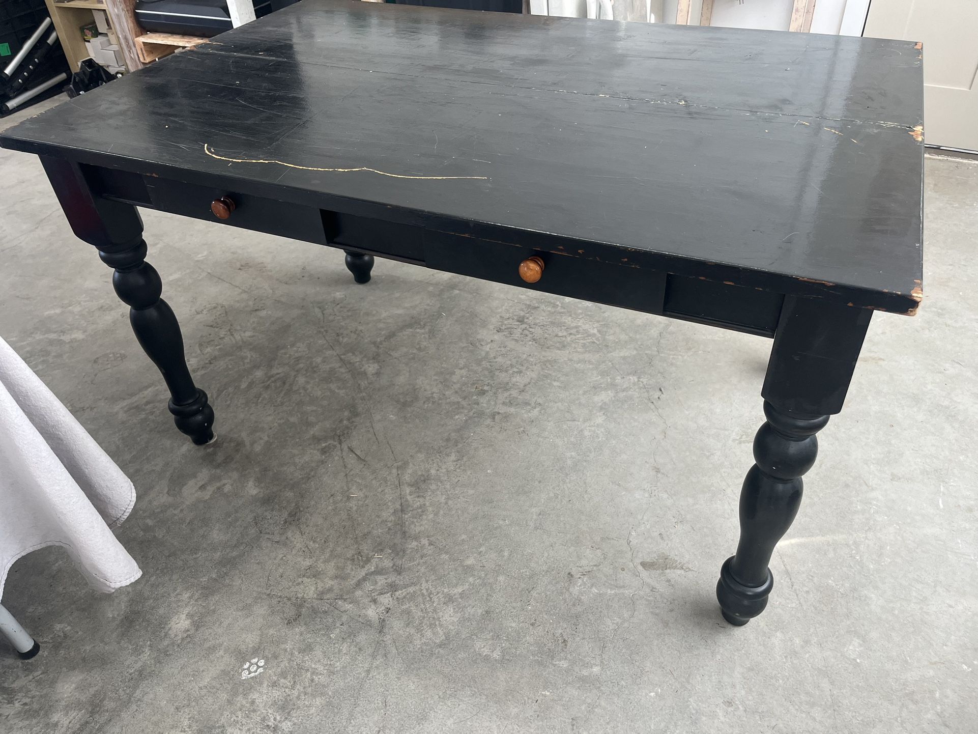 Black Dining Table