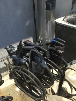 Wheel chairs and walkers make in offer