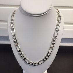 Silver Figaro Chain