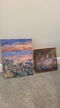 Landscape and Garden canvas paintings