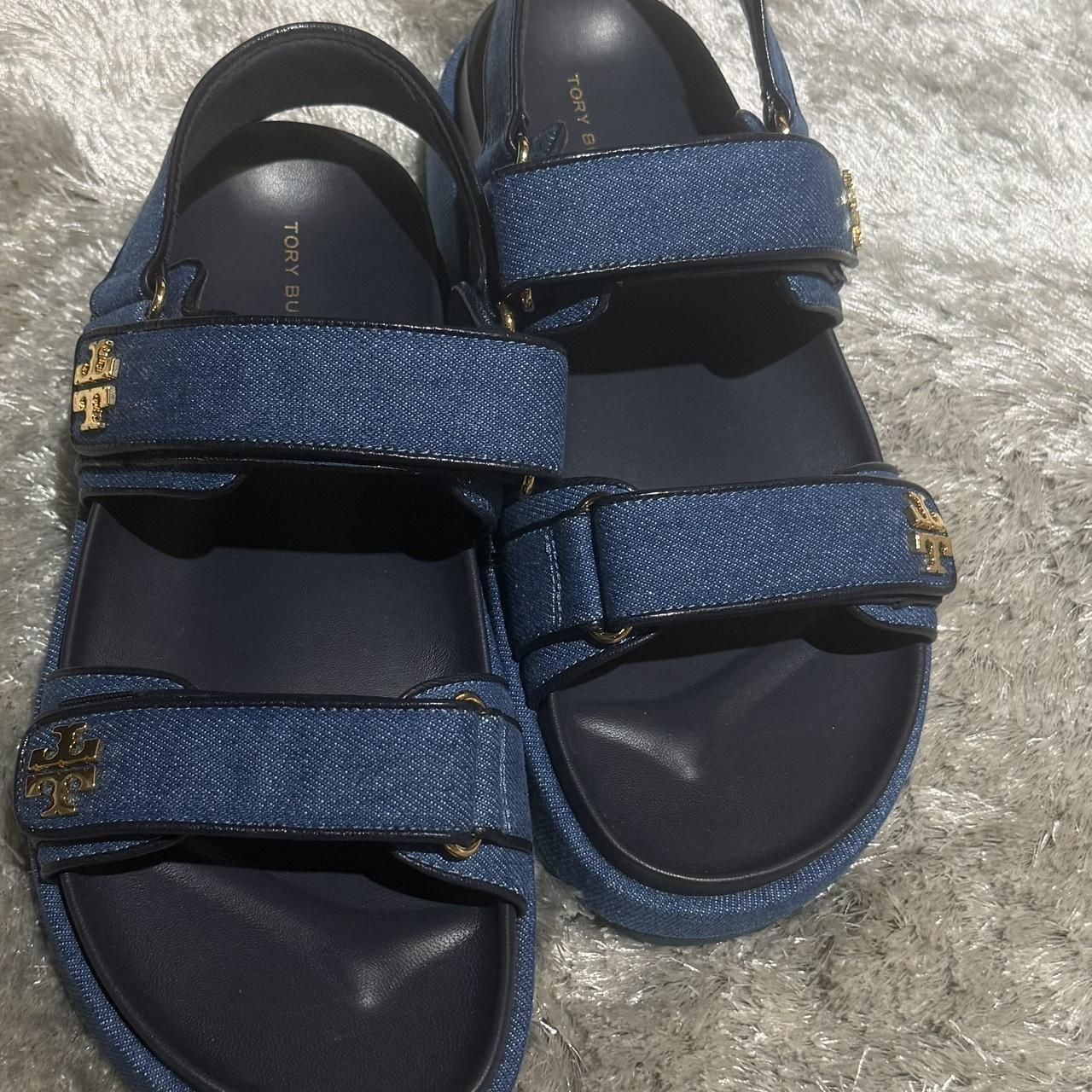 Tory burch kira sandals denim