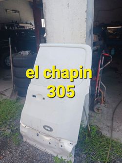 rear door ford Transit 150 small damage repairable