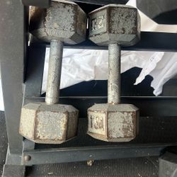 20 Lb Dumbbells - Pair