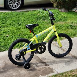 18"nice& clean kids bmx bike with training wheels