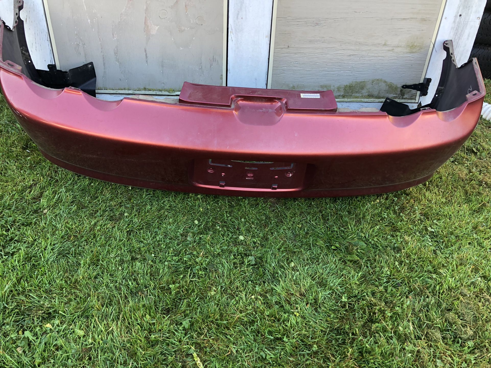 02-04 Acura Rsx Rear Bumper Redondo Red