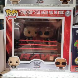 Stone Cold Steve Austin & The Rock WWE WrestleMania Funko Pop