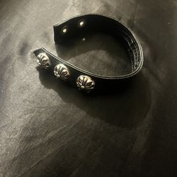 Chrome Hearts Leather Bracelet 