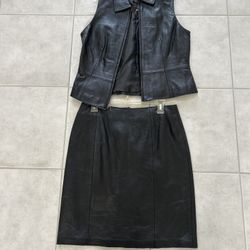Lambskin Leather Best N Skirt