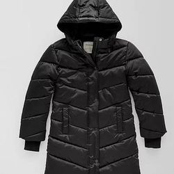 NEW Size XXS (4-5) Little Girls Insulated Winter Jacket Heavyweight Parka