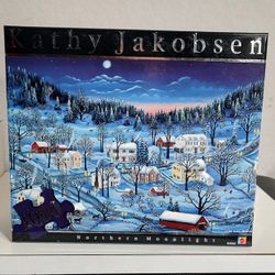 1000 Piece Puzzle Kathy Jakobsen Northern Moonlight 