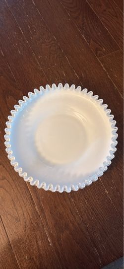 Vintage Fenton Milkglass Bowl