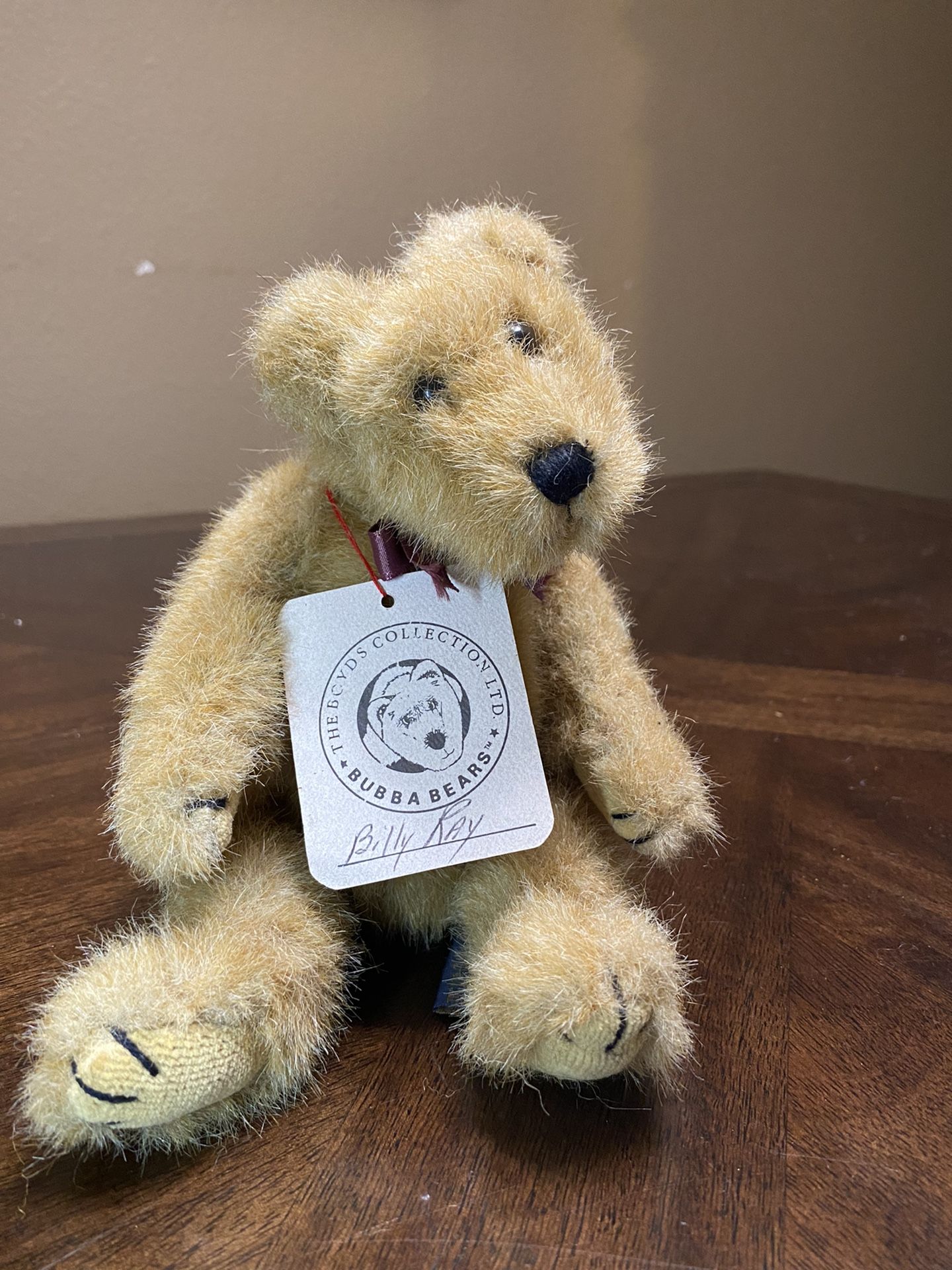 Boyds Bears Billy Ray Stuffed Animal