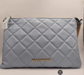 Valentino By Mario Ocarina Polvere Sky Blue Color Crossbody And Clutch Women Bag