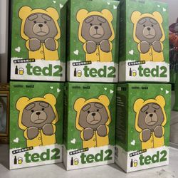 Authentic POPMART Ted2 Teddy Bear Action Plush Pendant 