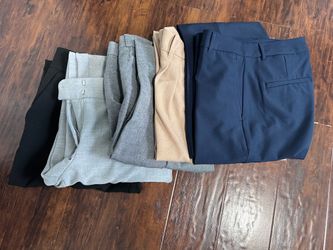 Bundle-5 Women Dress Pants Size 6 Excellent/Like New condition