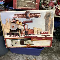 Old Xmas Tree Train Set
