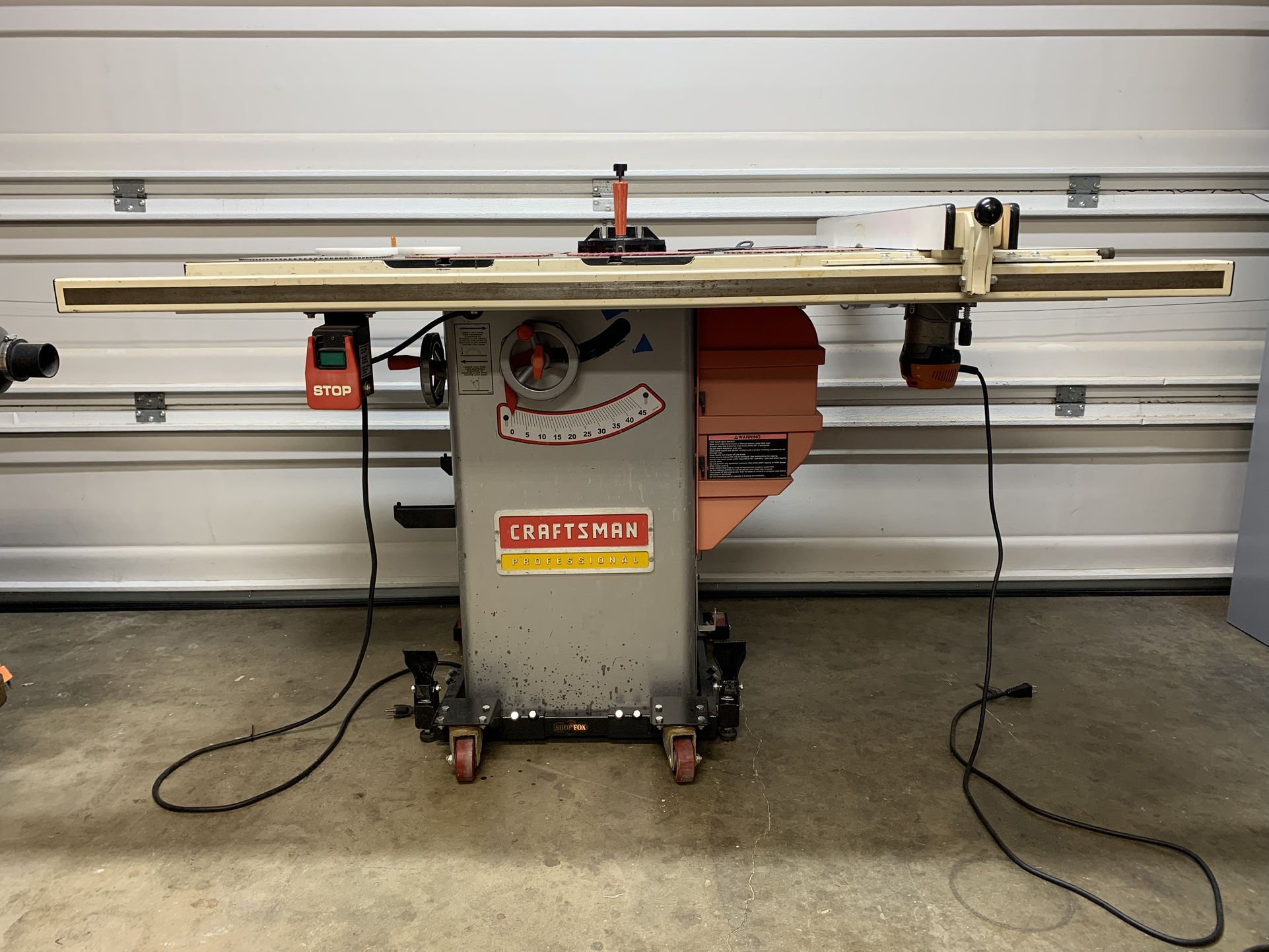 Craftsman 10" Table Saw with Built-in Router Table