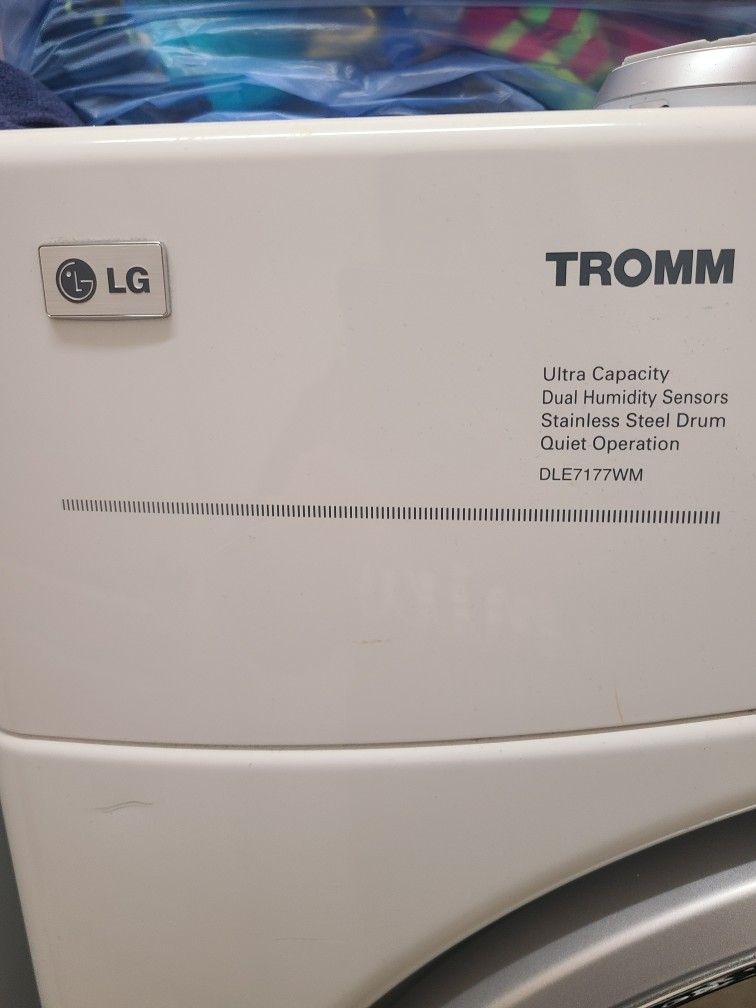 LG TROMM Front Load Washer & Dryer With Drawer Pedestals for Sale in