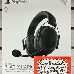 Razer Blackshark V2 X Wired Esports Gaming Headset For PlayStation New 