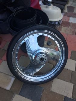 Harley Davidson front and back Weels