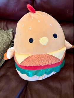 Squishmallows Hendra Chicken Sandwich Plush with Original Tag