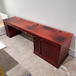 Custom Architected Solid Applewood Desk