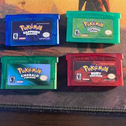 Pokémon GBA (Duplicate) Cartridges