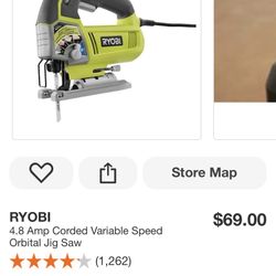 Ryobi Jigsaw