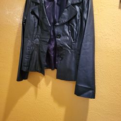  Woman Guess Leather Jacket XL new