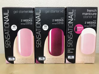 New Sensationail Gel Polish Starter Kit with LED Lamp