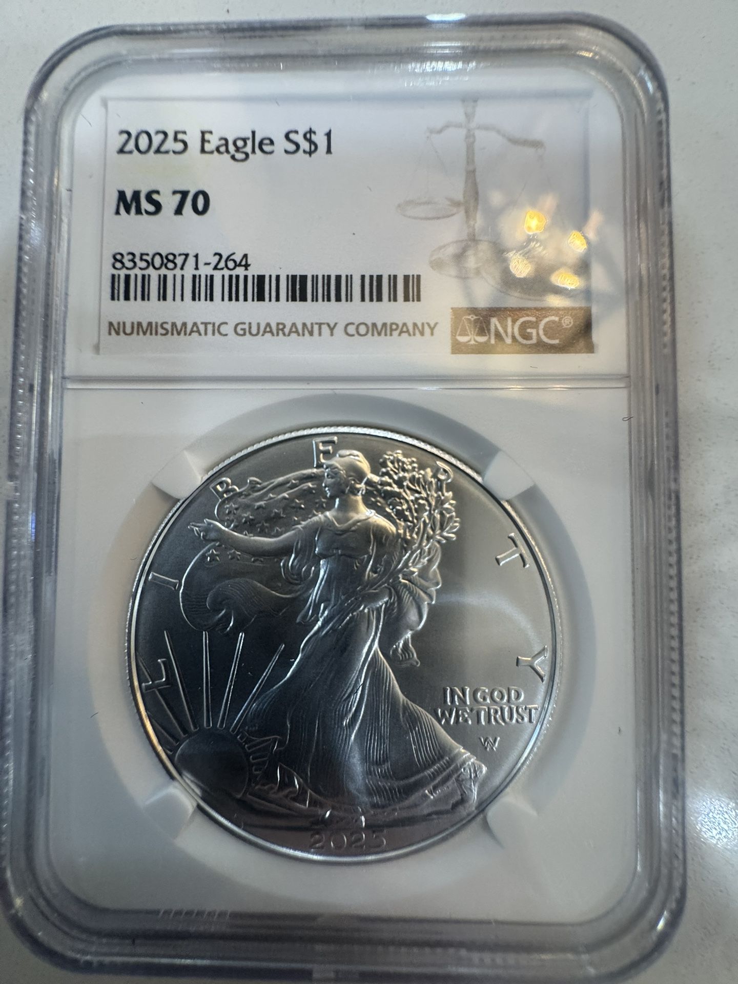 2025 Eagle S $1 MS70