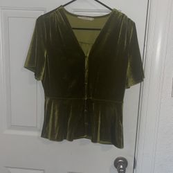 Velvet Dress Top 