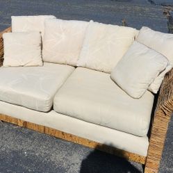 Wicker Sofa 