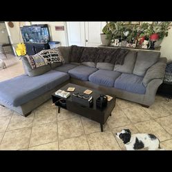grey sectional
