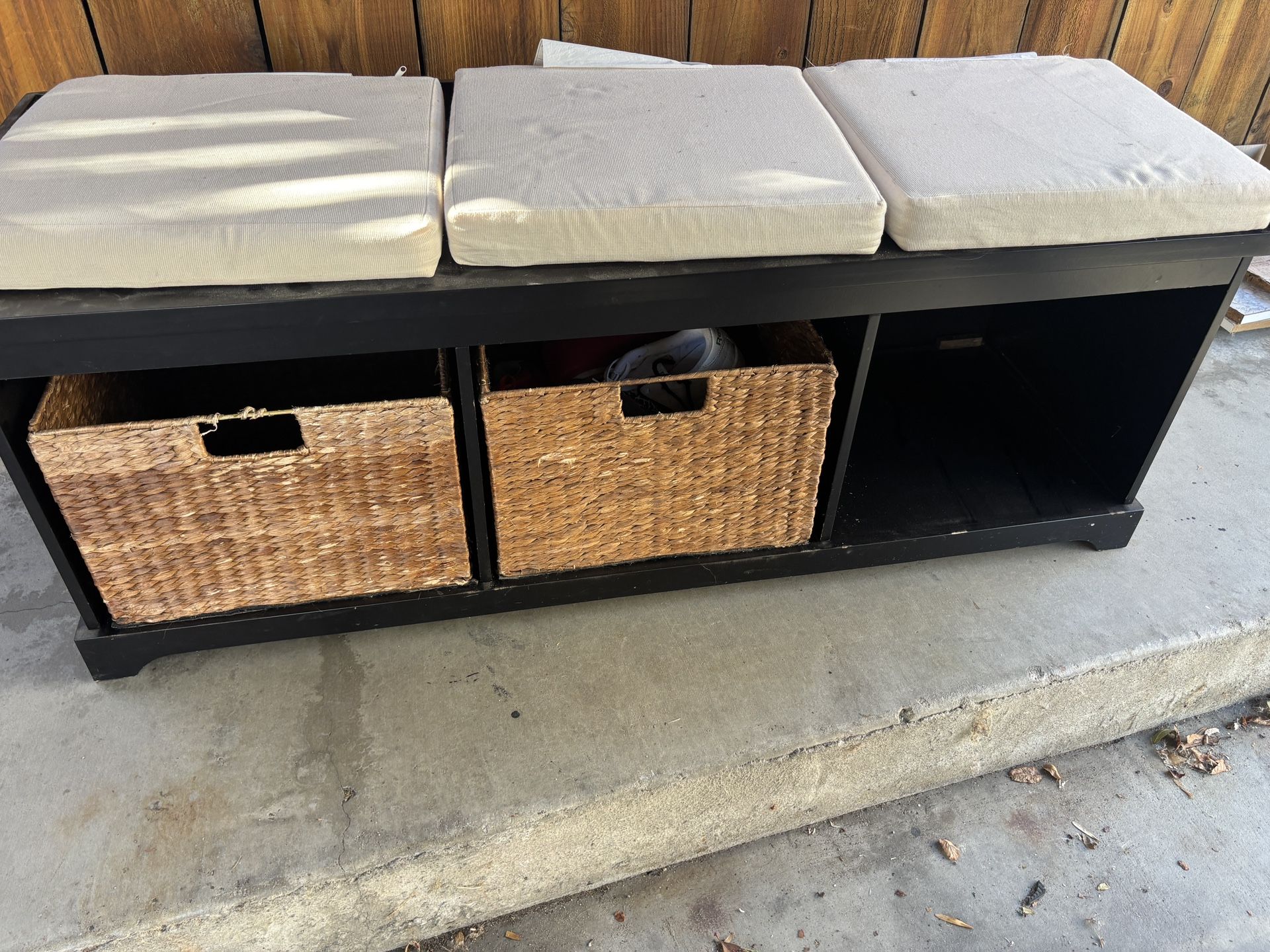 Indoor Bench With Storage