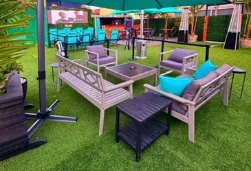 Metal outdoor patio furniture