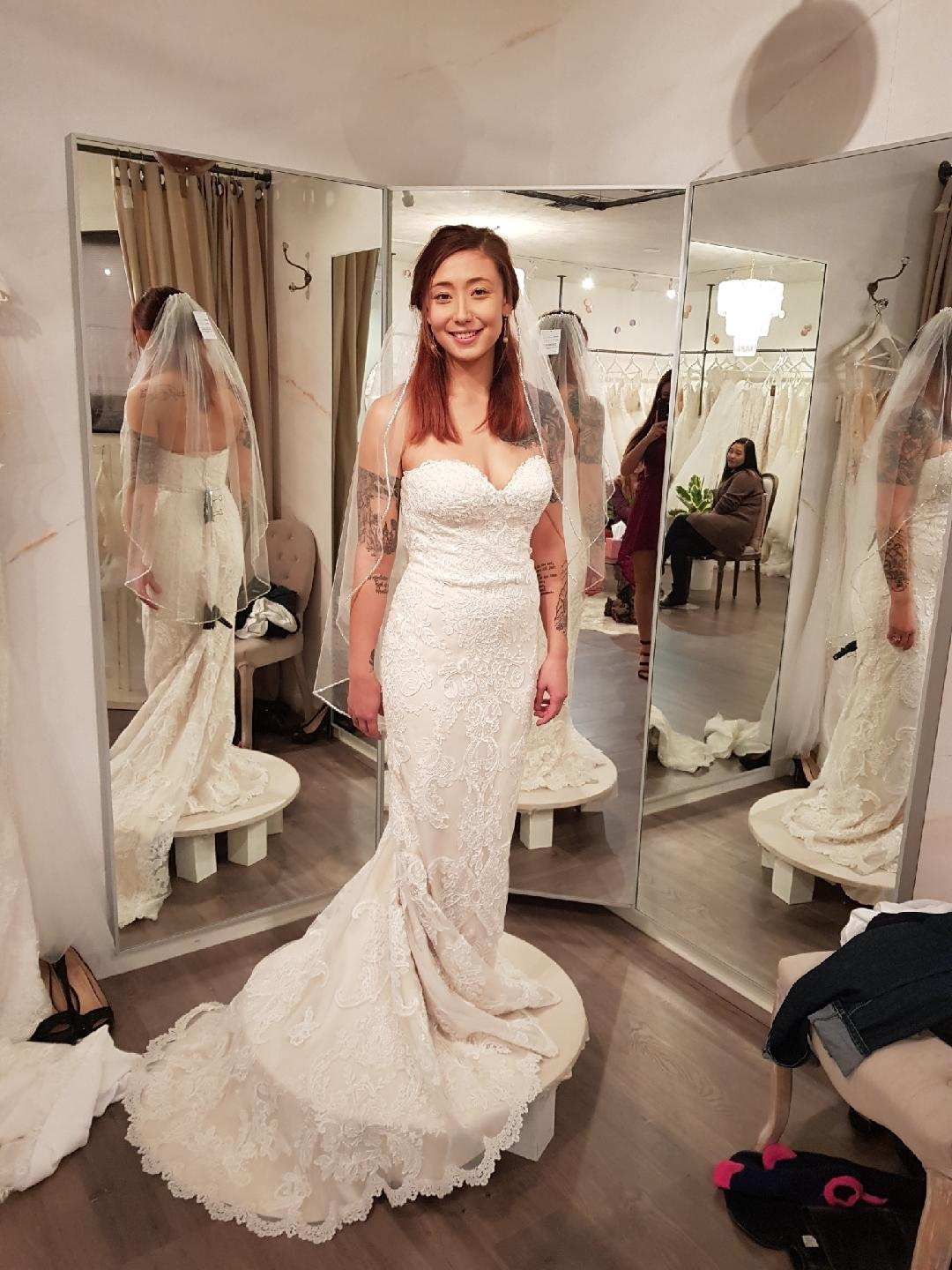 Wedding Dress, Size 4-6
