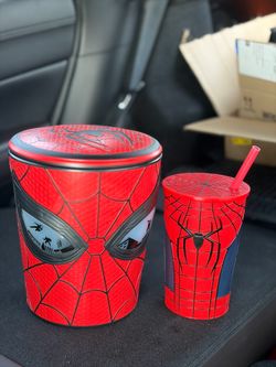 NEW Spider-Man Popcorn Bucket and Cup