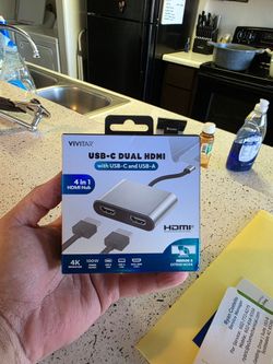 USB-C Dual HDMI Adapter